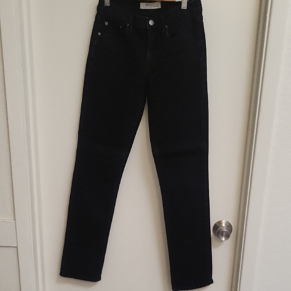 Size 27 GAP Women's Black Straight Jeans